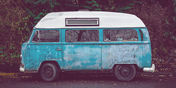 Kombi azul